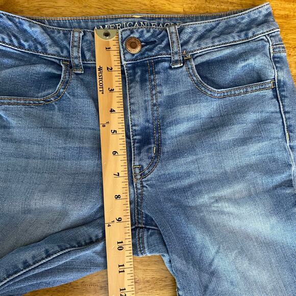 American Eagle Outfitters Women’s Size‎ 6 Hi-Rise Jeggings Light Wash - Picture 10 of 12